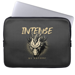 Intense By Nature Quote Motivational Inspiration Laptop Sleeve