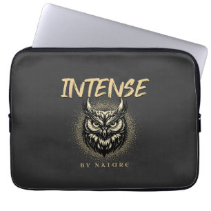 Intense By Nature Quote Motivational Inspirational Laptop Sleeve