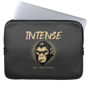Intense By Nature Quote Motivational Inspirational Laptop Sleeve