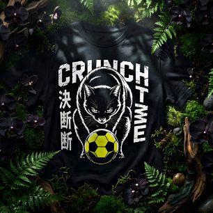 Intense Crunch Time Cat - Game Day Style T-Shirt