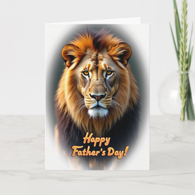 Intense Eyes Fathers Day Card (Front)