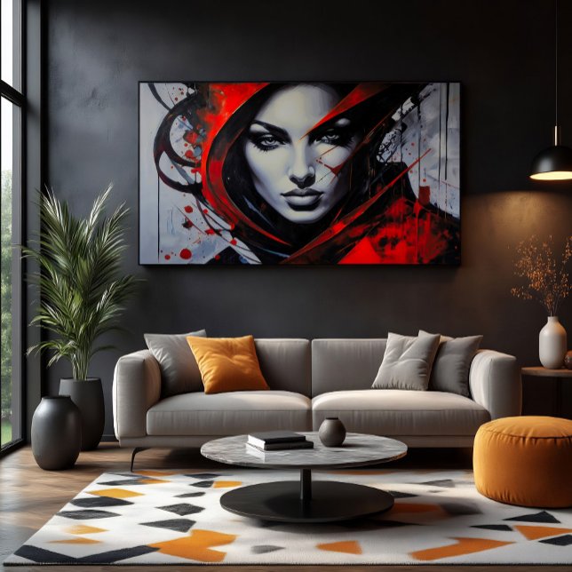 Intense Gaze Canvas Print (Creator Uploaded)