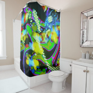 Intense KCRLS Shower Curtain
