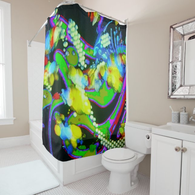 Intense KCRLS Shower Curtain (In Situ)