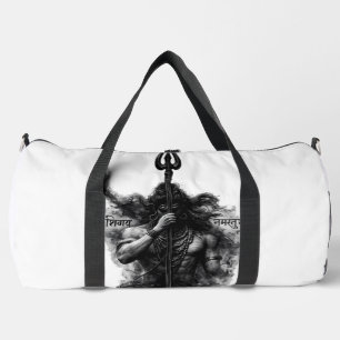 Intense Lord Shiva Trishul Om Namah Shivaya Art Duffle Bag