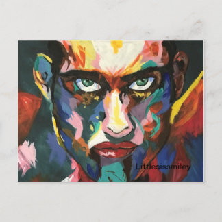 Intense Man Postcard