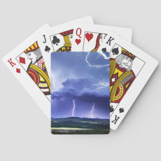 Intense Nature | Lightning Storm Playing Cards
