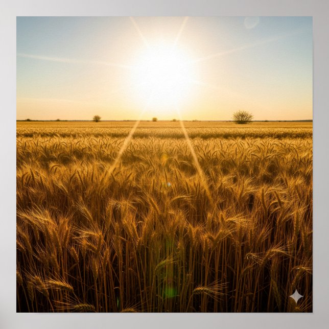 Intense Noontime Sun Poster (Front)