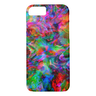Intense Psychedelic Bright Colour Swirl iPhone 8/7 Case