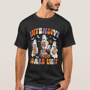 Intensive Care Scare Unit Ghost Nurse Icu Nursing T-Shirt