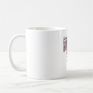 Intensive Care Unit Nurse Floral Bow Shirt Design_ Coffee Mug