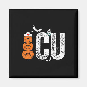 Intensive Care Unit Nurse Nursing Halloween Critic Magnet