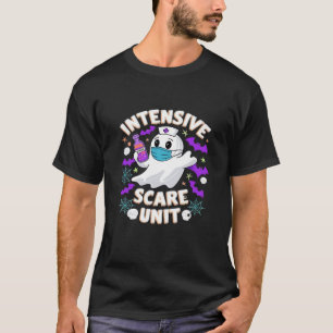 Intensive Scare Unit Nurse Halloween ICU Nurse Ess T-Shirt