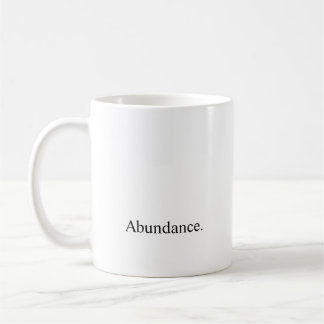 Intention "Abundance" Coffee Mug