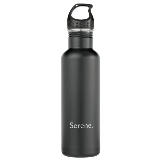 Intention "Serene" black 710 Ml Water Bottle