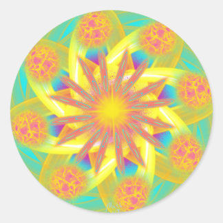 Inter-Galactic Gateway by Power Flower Classic Round Sticker