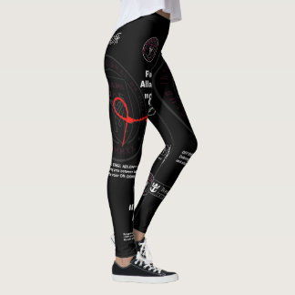Inter Miami LAKED black colour emblem leggings