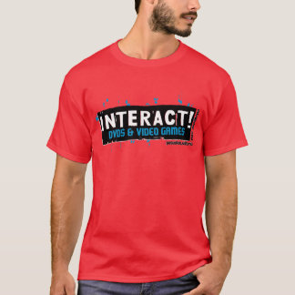 Interact! White Over Turquoise T-Shirt