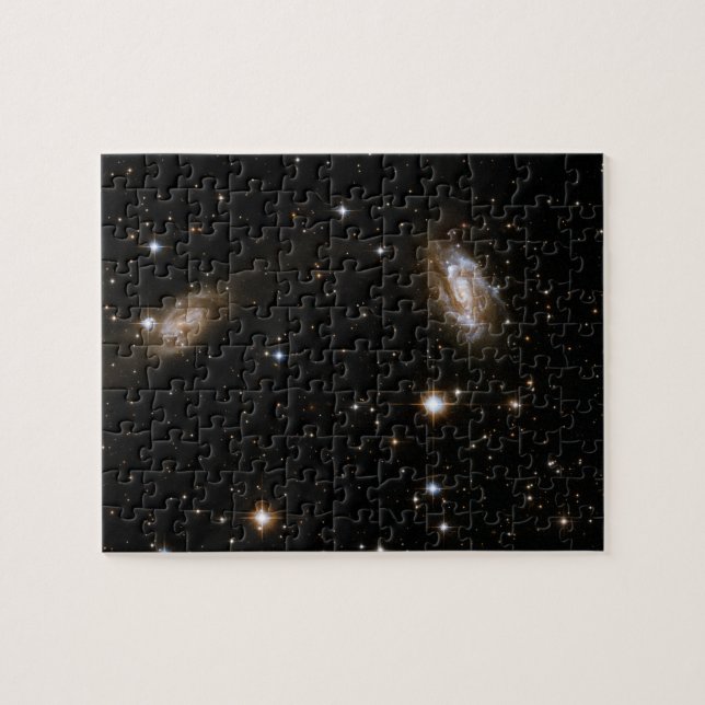 Interacting Galaxies NGC 5331, in Virgo Jigsaw Puzzle (Horizontal)