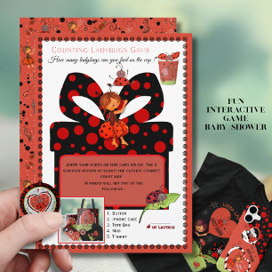 Interactive Counting Ladybugs Game Card Template