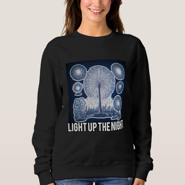 Interactive Glow-in-the-Dark Design Sweatshirt (Front)