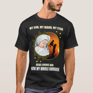 Interactive QR Code Custom Photo Father's D T-Shirt