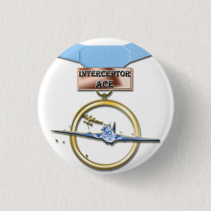 Interceptor Ace medal button