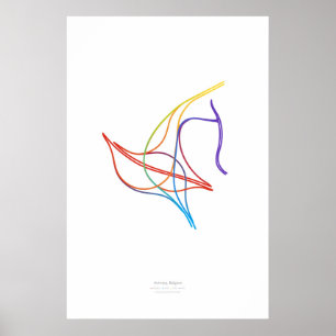 Interchange Choreography: Antwerp, Belgium Poster