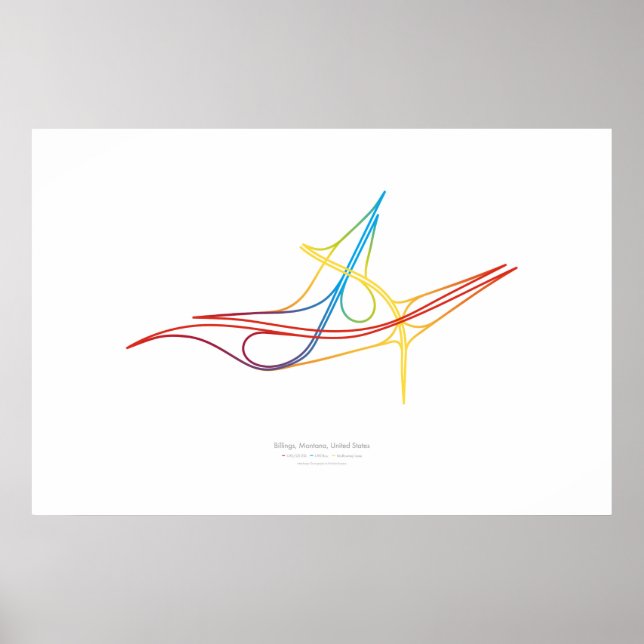 Interchange Choreography: Billings, MT, US Poster (Front)
