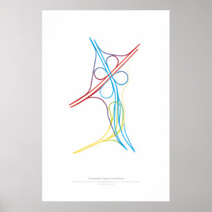 Interchange Choreography: Chesapeake, VA, US 2 Poster