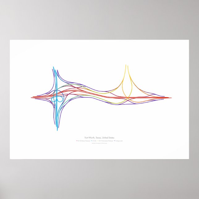 Interchange Choreography: Fort Worth, TX, US 2 Poster (Front)