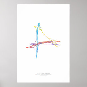 Interchange Choreography: Fort Worth, TX, US Poster