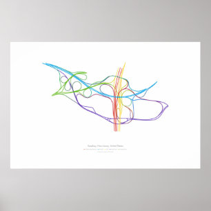 Interchange Choreography: Keasbey, NJ, US Poster