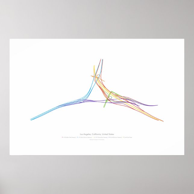 Interchange Choreography: Los Angeles, CA, US Poster (Front)