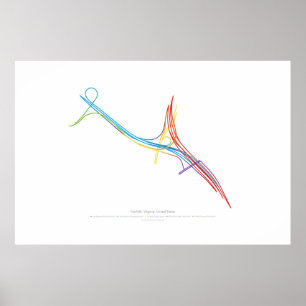 Interchange Choreography: Norfolk, VA, US 3 Poster