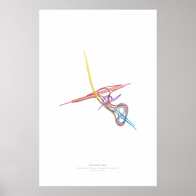 Interchange Choreography: Ōyamazaki, Japan Poster (Front)