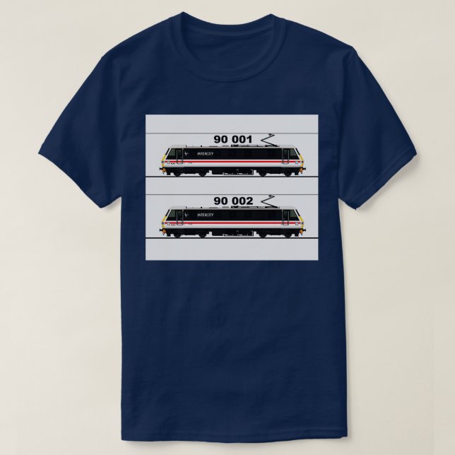 INTERCITY CLASS 90 LOCOMOTIVES T-Shirt (Design Front)