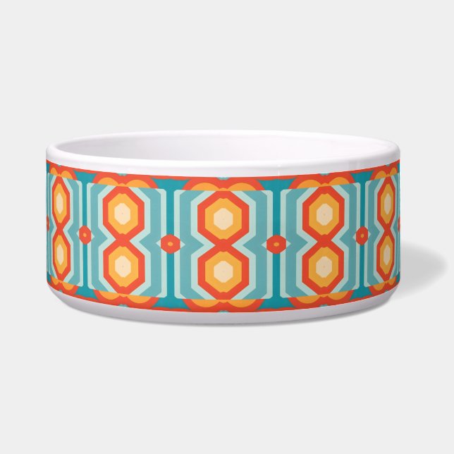 Interconnected Geometric Pattern with Vibrant Colo (Front)