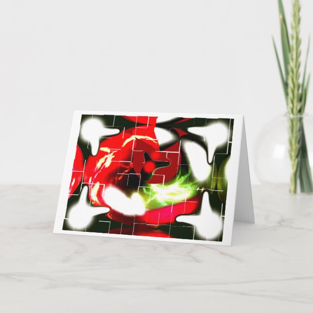 Interdimensional travel holiday card (Front)