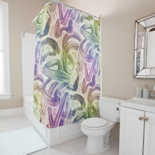 interdimensional twist : shower curtain