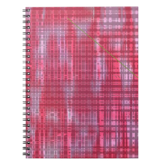Interesting abstract background and abstract textu notebook (Front)