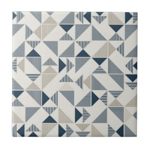 Interesting geometric design ceramic tile