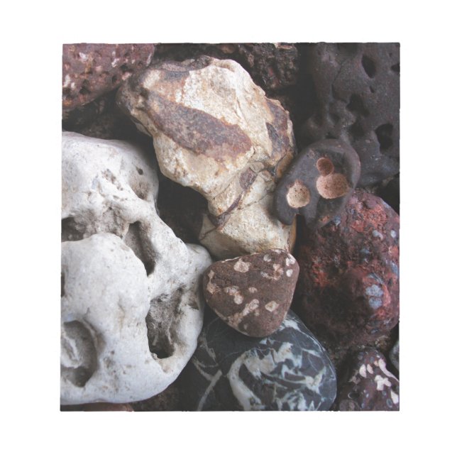 Interesting Rocks from Lake Michigan Shore Notepad (Front)