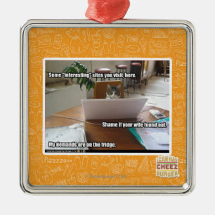 Interesting sites metal tree decoration