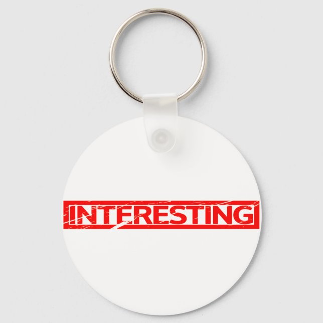 Interesting Stamp Key Ring (Front)
