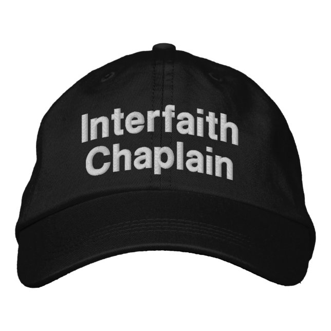 Interfaith Chaplain Hap Embroidered Hat (Front)