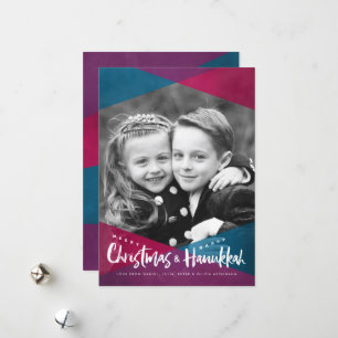 Interfaith Christmas Hanukkah Photo Holiday Cards