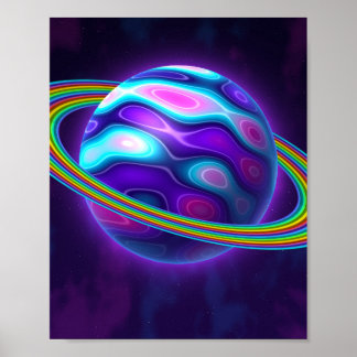 Interference Planet Poster