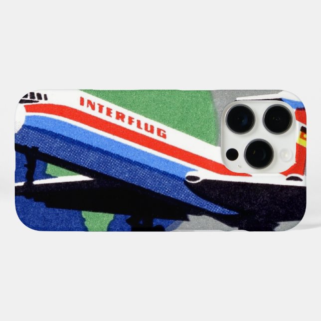 INTERFLUG - East German National Airline, DDR Case-Mate iPhone Case (Back (Horizontal))