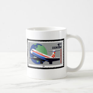 INTERFLUG - National Airline of DDR, East Germany Coffee Mug